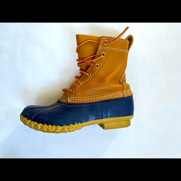 Women’s 8” Navy LL Bean boots ‘Duck Boots’ - Picture 4 of 6